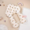 Gối ôm chữ U cao cấp Muslin chống giật mình, định hình đầu, lưới thoáng khí, dây rút tự điều - 130.000 VND 6