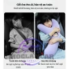 Gối Ôm Chữ Y Dễ Thương Cho Bé Ngủ Trên Ô Tô, Họa Tiết Xinh Xắn, Tựa Đầu 7