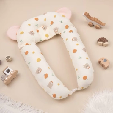 Gối Ôm Đa Năng Chữ U Chống Giật Mình Cho Bé - Siêu Êm 119.000đ