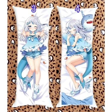 Gối ôm dài anime manga Hololive Gawr Gura 1mx40cm - Giảm giá 18% chỉ 220.000 VND 3