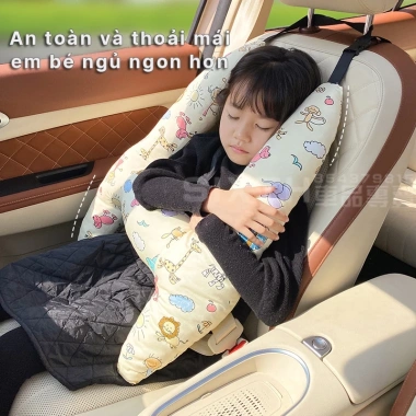 Gối ôm dây an toàn đi xe ô tô – Đệm êm, có chỗ luồn dây, phù hợp trẻ và người lớn 2 Gối ôm dây an toàn đi xe ô tô – Đệm êm, có chỗ luồn dây, phù hợp trẻ và người lớn 2