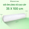 Gối ôm lông vũ Việt Thành to dài mềm mại, trọn cơ thể, khóa kéo, giá 366.000₫ 8