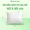 Gối ôm lông vũ Việt Thành to dài mềm mại, trọn cơ thể, khóa kéo, giá 366.000₫ 9