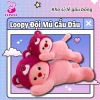 Gối ôm Loopy mũ gấu dâu Lotso - Thú nhồi bông mềm mại, siêu đáng yêu, giảm giá 16%