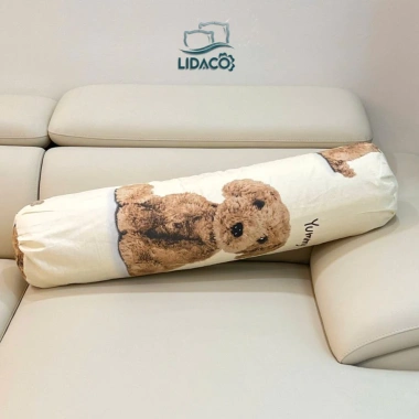 Gối ôm người lớn cotton 100% LIDACO - Khóa kéo tiện lợi, đa màu, giảm giá 59.000₫ 7