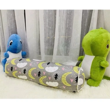 Gối ôm trẻ em cotton 20x60cm có khoá kéo, thoải mái cho bé 1‑5 tuổi - Thiên Hương