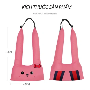 Gối ôm và tựa đầu bé trên ô tô - họa tiết xinh xắn, an toàn, giá ưu đãi 157.5k