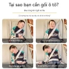 Gối ôm xe ô tô trẻ em dây đai an toàn phía sau - hỗ trợ cổ, chống bóp người lớn 5