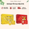 Gói Quà Tết 6 Hũ Yến Sào Chưng Sẵn 70ml - Quà Tặng, Quà Biếu, Quà Sinh Nhật