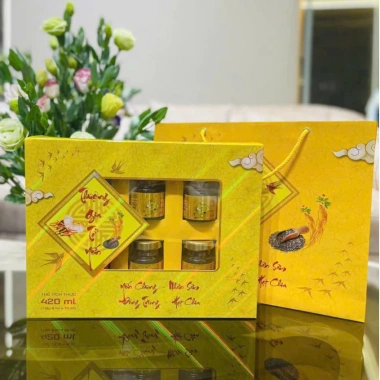 Gói Quà Tết 6 Hũ Yến Sào Chưng Sẵn 70ml - Quà Tặng, Quà Biếu, Quà Sinh Nhật 3