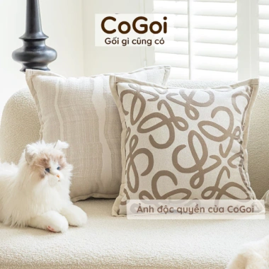 Gối sofa họa tiết hoa thêu cao cấp, vỏ tựa lưng Serene, giảm còn 127.000₫ (giá gốc 158.750₫) 8 Gối sofa họa tiết hoa thêu cao cấp, vỏ tựa lưng Serene, giảm còn 127.000₫ (giá gốc 158.750₫) 8