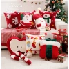 Gối Sofa Thêu Hoạ Tiết Noel - Gối Vuông Tựa Lưng Decor Phòng Khách Giáng Sinh, Giá 245k 2