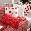 Gối Sofa Thêu Hoạ Tiết Noel - Gối Vuông Tựa Lưng Decor Phòng Khách Giáng Sinh, Giá 245k 4