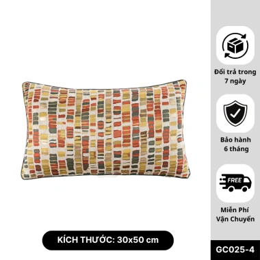 Gối Sofa Tông Cam Cổ Điển 45x45 cm Sang Trọng, Cao Cấp, Trang Trí Phòng Khách KENHOME 166k