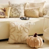 Gối Sofa Tông Trà Sữa Bắc Âu Sang Trọng - Vỏ Áo Vuông Decor, Giá Ưu Đãi 230.000đ