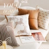 Gối sofa vuông họa tiết dệt phong cách Bắc Âu - ấm áp, tinh tế, giảm giá 119.000
