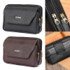 Gói thắt lưng da PU chống thấm nước PERNEAKY, túi bumbag thể thao, đựng điện thoại 6