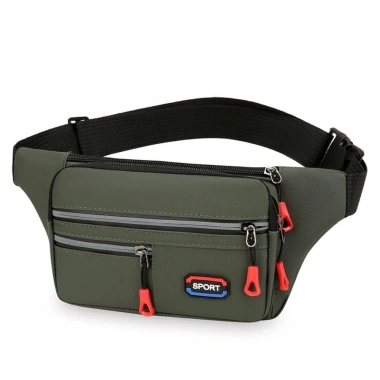 Gói thắt lưng điện thoại nam chống trộm - Fanny Pack thời trang đa lớp, túi đeo ngực ngoài trời