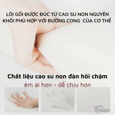 Gối tình yêu EMANDO công thái học cao su non đa năng, tựa lưng, nằm sấp, hỗ trợ đọc sách và chơi game - giảm giá 359.000₫ 7