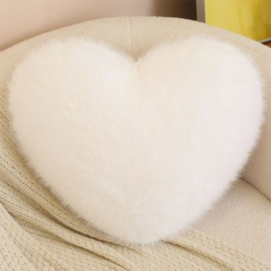 Gối Trái Tim Lông Màu Hồng DITIPOO - Quà Tặng Sáng Tạo PP Cotton Nhồi Bông, Trang Trí Nhà, Giá 187.000 VND 7