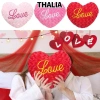 Gối Trái Tim THHALIA 40cm Lông Tơ Mềm PP Cotton Nhồi Bông - Trang Trí Nhà
