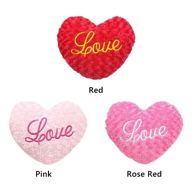 Gối Trái Tim THHALIA 40cm Lông Tơ Mềm PP Cotton Nhồi Bông - Trang Trí Nhà 7