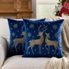 Gối Trang Trí Giáng Sinh 45x45cm Tuần Lộc, Ông Già Noel, Ném Gối Sofa - 98.037₫ 10