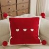 Gối Trang Trí Năm Mới Đỏ Đậm - Sofa Đệm Lưng, Vỏ Tháo Rời, Giặt Được, Phòng Khách & Phòng Ngủ - Giá Ưu Đãi 6
