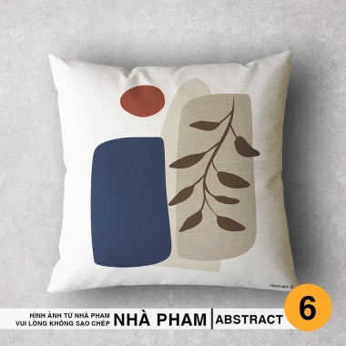 Gối trang trí sofa họa tiết Abstract 45x45cm Giá ưu đãi 38.900đ