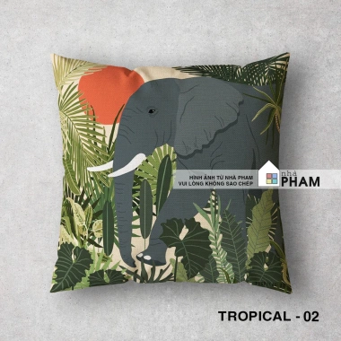 Gối Trang Trí Sofa Tropical 45x45cm Set 40 mẫu - Giá chỉ 48.900 VNĐ, chất liệu bền, thiết kế nhiệt đới sang trọng 8 Gối Trang Trí Sofa Tropical 45x45cm Set 40 mẫu - Giá chỉ 48.900 VNĐ, chất liệu bền, thiết kế nhiệt đới sang trọng 8