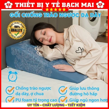 Gối Trào Ngược Dạ Dày YOROKOBI - Gối Nêm 7° Chống Trào Ngược Khi Ngủ Tại Nhà, Giá 235k 2 Gối Trào Ngược Dạ Dày YOROKOBI - Gối Nêm 7° Chống Trào Ngược Khi Ngủ Tại Nhà, Giá 235k 2