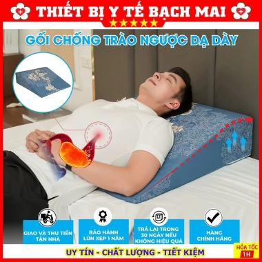Gối Trào Ngược Dạ Dày YOROKOBI - Gối Nêm 7° Chống Trào Ngược Khi Ngủ Tại Nhà, Giá 235k 3 Gối Trào Ngược Dạ Dày YOROKOBI - Gối Nêm 7° Chống Trào Ngược Khi Ngủ Tại Nhà, Giá 235k 3