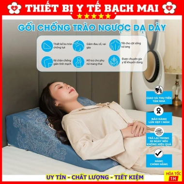 Gối Trào Ngược Dạ Dày YOROKOBI - Gối Nêm 7° Chống Trào Ngược Khi Ngủ Tại Nhà, Giá 235k