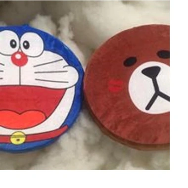 Gối tròn 3D họa tiết trái cây 36cm dày 5cm - Tựa lưng êm ái cho văn phòng và du lịch, giảm giá 99k 3