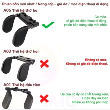Gối tự đầu 2 bên thế hệ mới - Ngủ thoải mái trên ô tô, giá chỉ 285.000₫ 5