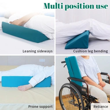Gối Tựa Cổ Tam Giác Thoáng Khí Chống Trượt Giặt Được Tháo Rời Đa Năng Giảm Đau Lưng Toàn Thân