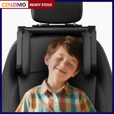 Gối tựa đầu ghế ô tô Trái phải 360° - Đệm ngủ du lịch điều chỉnh xoay cho trẻ em và người lớn, giảm giá 429.000₫