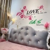 Gối tựa đầu giường đính khuy đa kích thước 1.5‑2m, êm ái, giảm giá 519.000đ