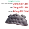 Gối tựa đầu giường đính khuy đa kích thước 1.5‑2m, êm ái, giảm giá 519.000đ 2