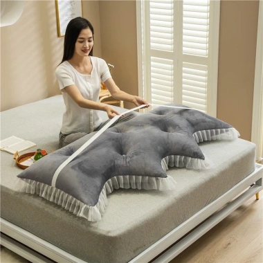 Gối tựa đầu giường đính khuy đa kích thước 1.5‑2m, êm ái, giảm giá 519.000đ