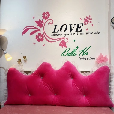 Gối tựa đầu giường đính khuy đa kích thước 1.5‑2m, êm ái, giảm giá 519.000đ