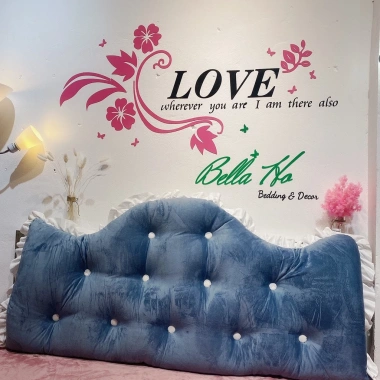 Gối tựa đầu giường đính khuy đa kích thước 1.5‑2m, êm ái, giảm giá 519.000đ