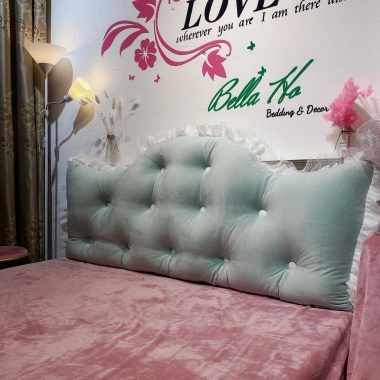 Gối tựa đầu giường đính khuy đa kích thước 1.5‑2m, êm ái, giảm giá 519.000đ 10 Gối tựa đầu giường đính khuy đa kích thước 1.5‑2m, êm ái, giảm giá 519.000đ 10