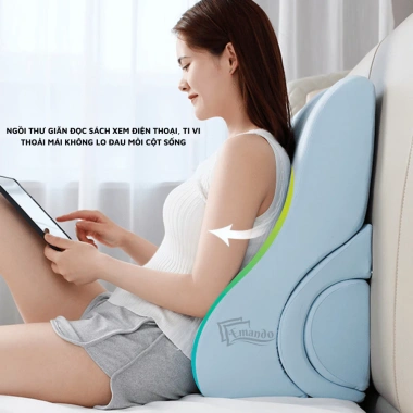 Gối tựa đầu giường EMANDO – Nằm sấp hỗ trợ lưng, lồng ngực, giảm giá 19% chỉ 927.000₫ 5