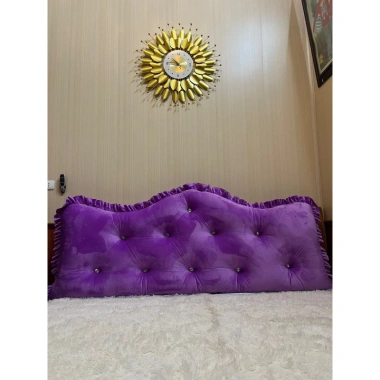 Gối tựa đầu giường nhung cao cấp full size 1‑2m² - Giá ưu đãi 820.000 VND