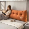 Gối Tựa Đầu Giường Tam Giác 1m5-1m8 Tai Gấu Thêu 19 Màu - Giá Ưu Đãi 509k 4