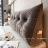 Gối Tựa Đầu Giường Tam Giác 1m5-1m8 Tai Gấu Thêu 19 Màu - Giá Ưu Đãi 509k 9