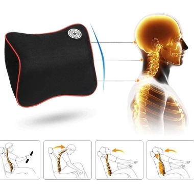 Gối tựa đầu & kê lưng cao su non nỉ - Chống đau khi lái ô tô, chỉ 119.000₫