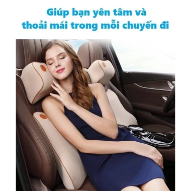 Gối tựa đầu & kê lưng cao su non nỉ - Chống đau khi lái ô tô, chỉ 119.000₫ 8 Gối tựa đầu & kê lưng cao su non nỉ - Chống đau khi lái ô tô, chỉ 119.000₫ 8
