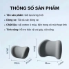 Gối tựa đầu lưng cao su non - đàn hồi, giảm đau vai gáy ôtô & văn phòng, 95.000đ 3